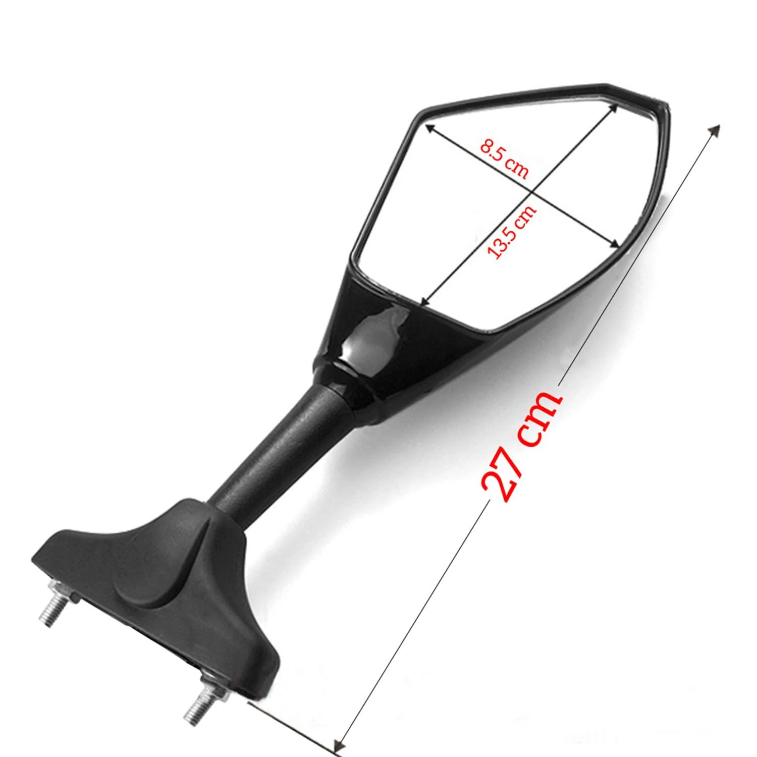 Generic Universal Motorcycle Rear view Side Mirrors with LED Turn Signal Indicator