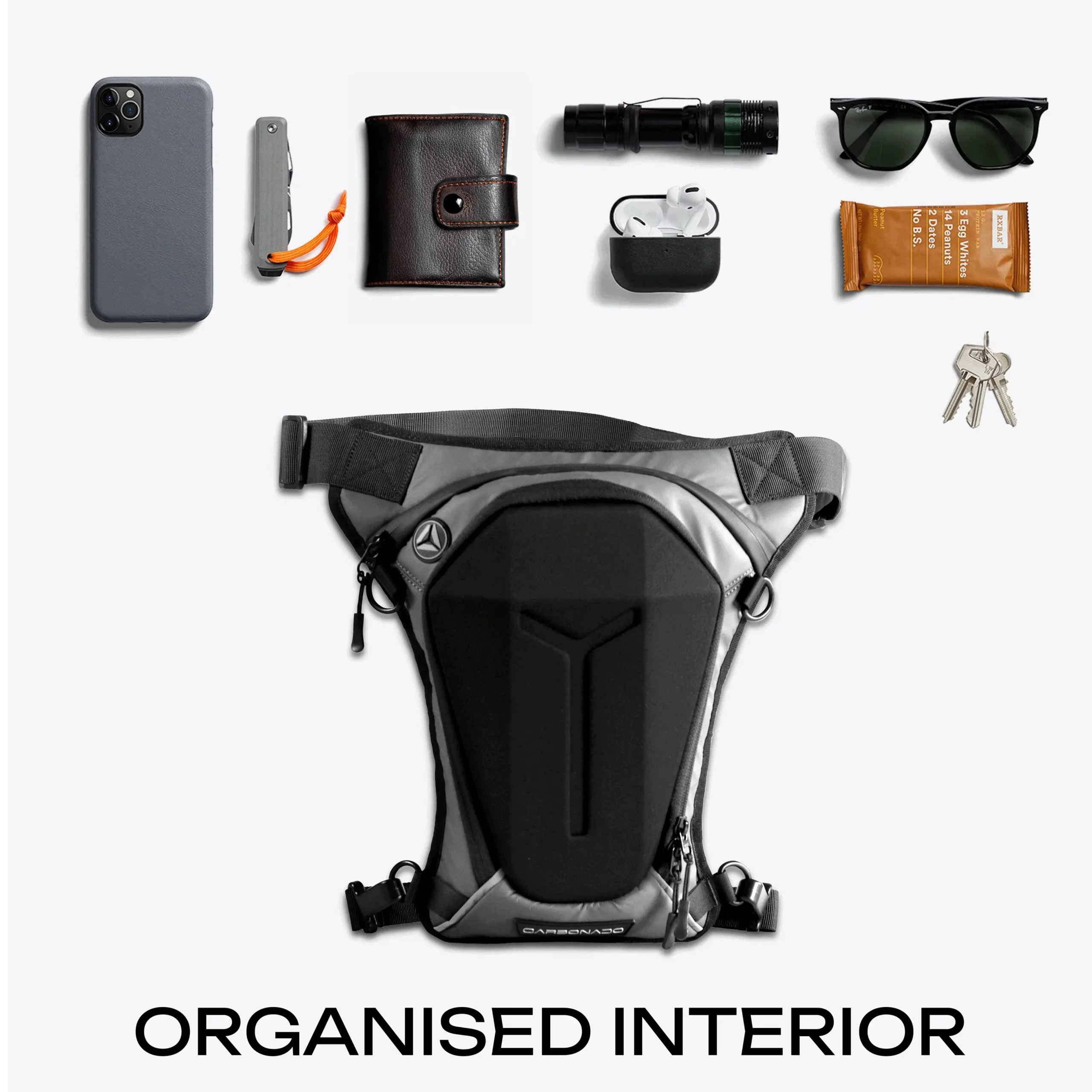 Carbonado Turtle Bag (Grey)