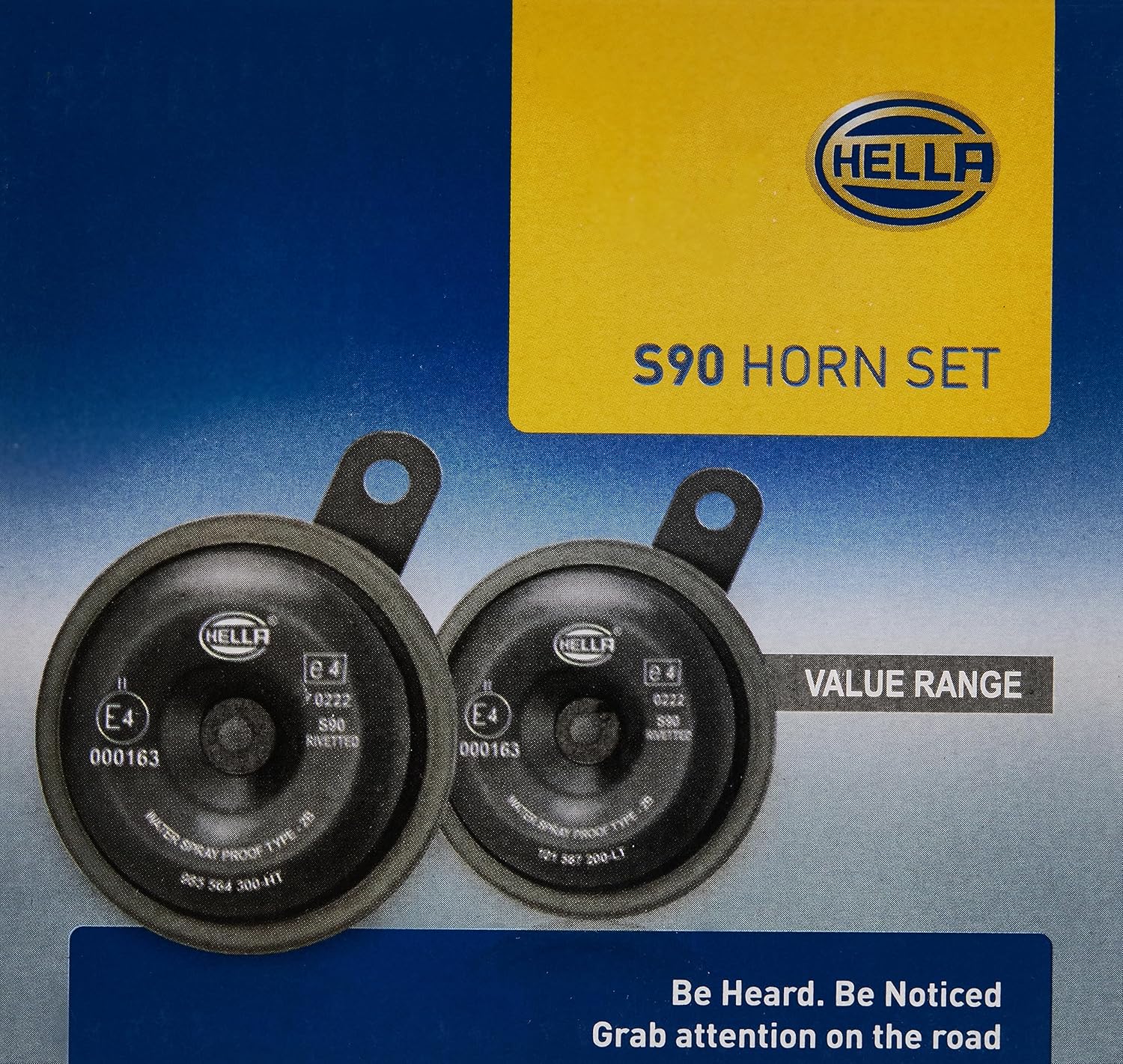 Hella 922100861 S90 Electric Horn Set (12V,350/415 Hz,108-118 dB @ 2m) For Bike & Car