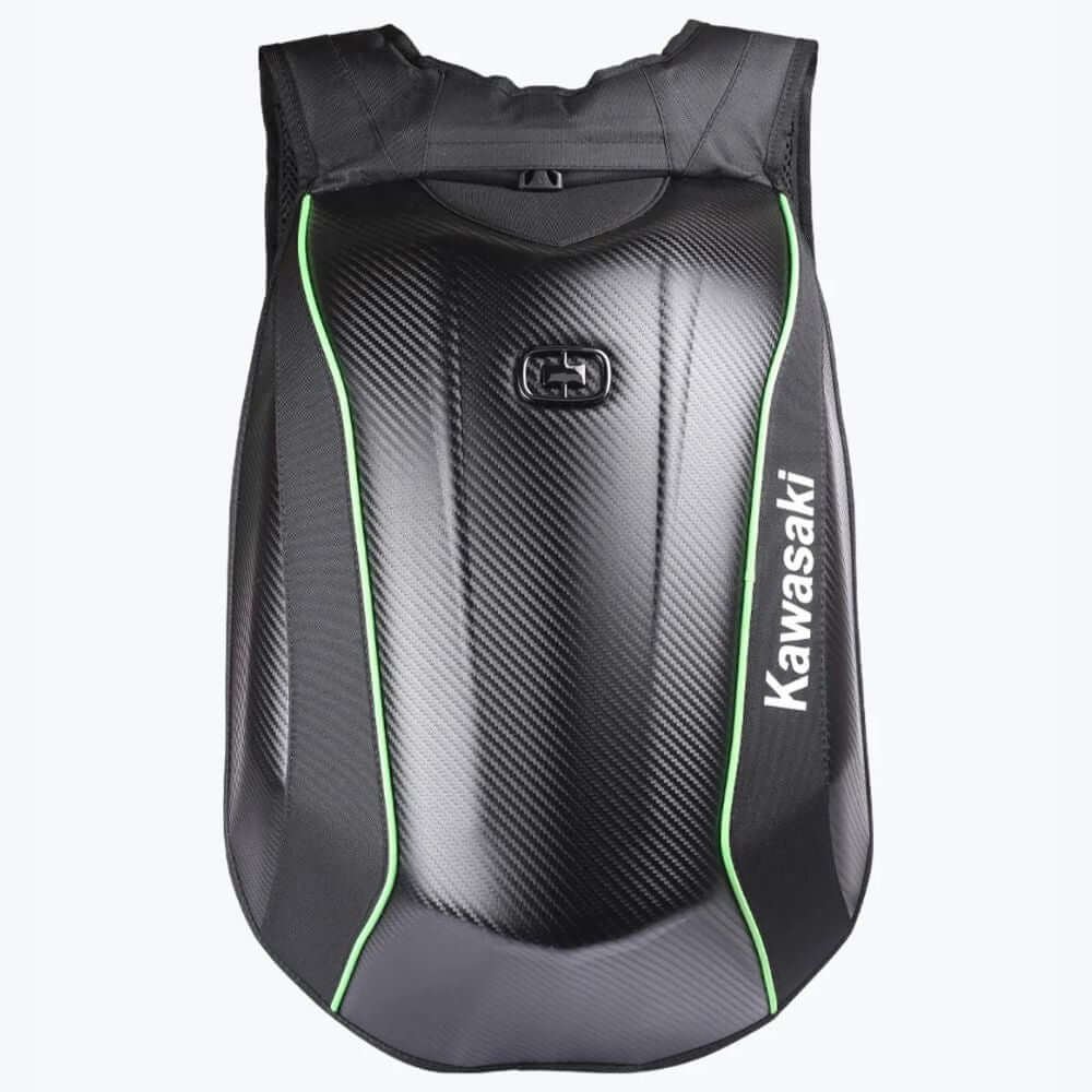 Kawasaki Motorcycle Waterproof, Carbon Fiber Back Pack