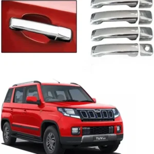Galio Chrome Door Handle Cover For Mahindra TUV 300 (2015 onwards)(10 pcs.)