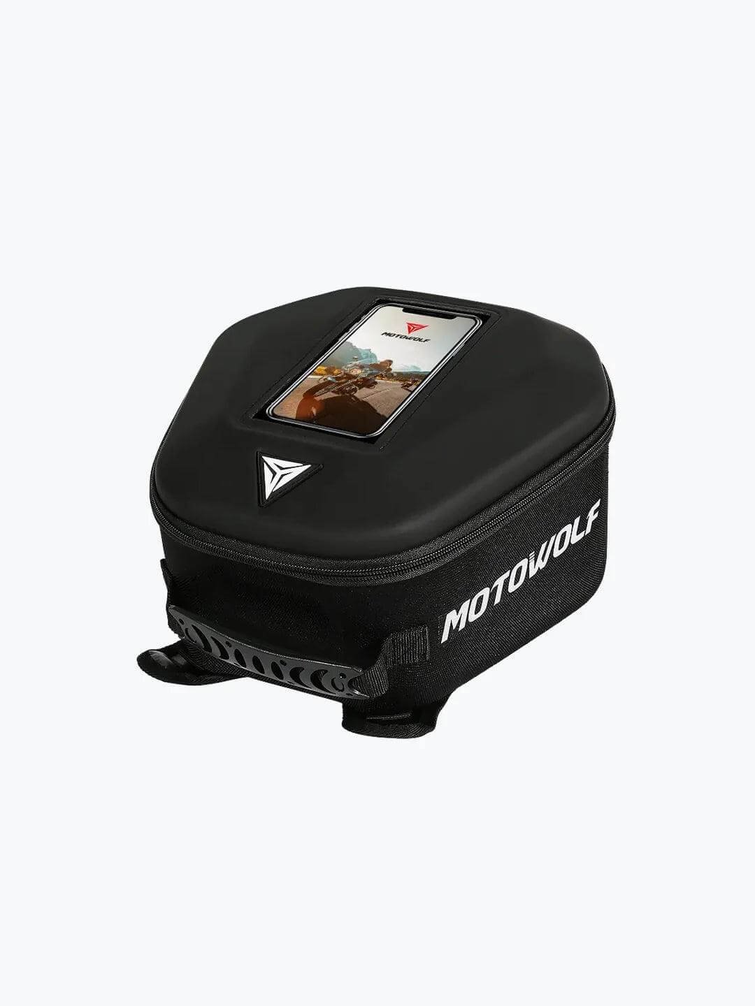 Motowolf Motorcycle Tank Bag Black
