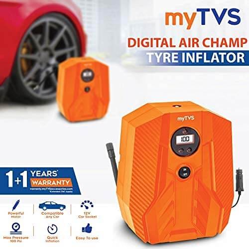 MyTVS TI-16 Airchamp Digital Auto Stop Car Tyre Inflator