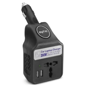 MyTVS TLC-28 Car Laptop & Phone Charger (Black)