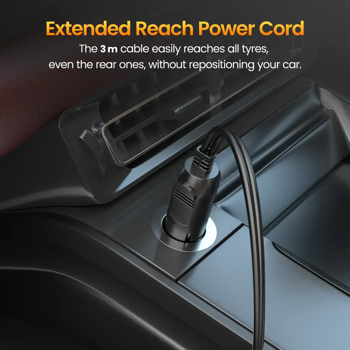 Portronics Vayu 5.0 Lite Portable Tyre Inflator