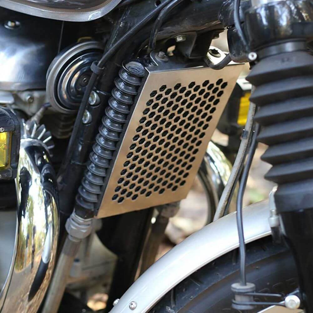 Generic Hexagon Radiator Guard For Royal Enfield Interceptor & Continental GT