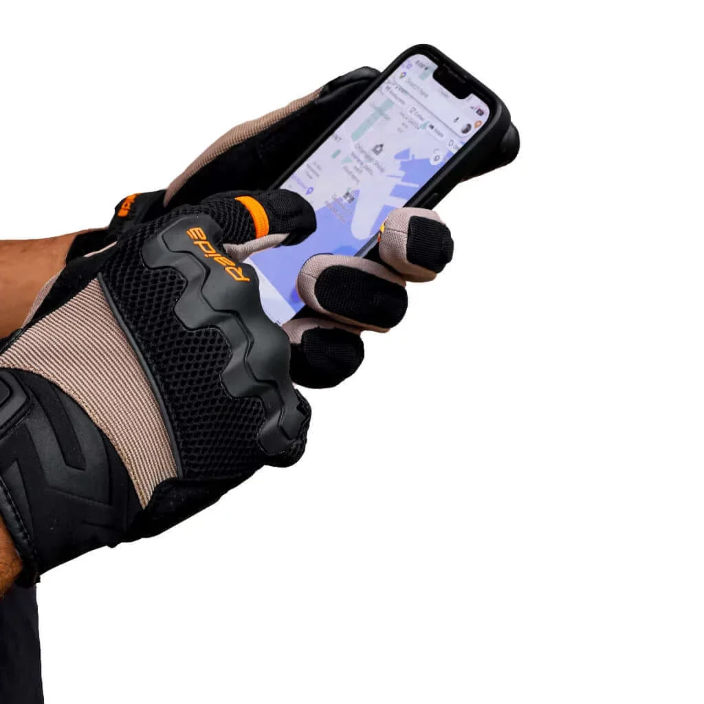 Raida Drift Motorcycle Gloves (Black)