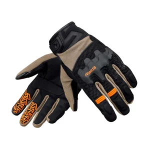 Raida Drift Motorcycle Gloves (Khaki Orange)