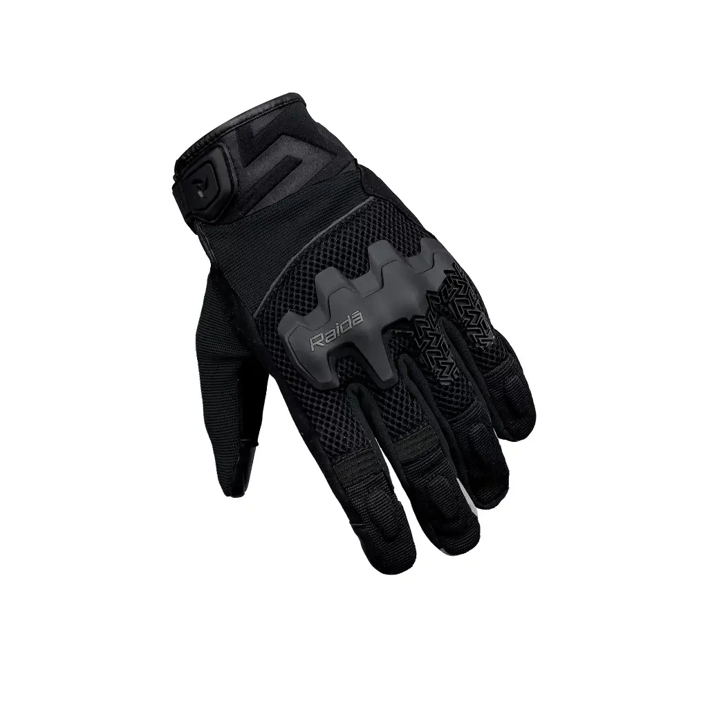 Raida Drift Motorcycle Gloves (Black)