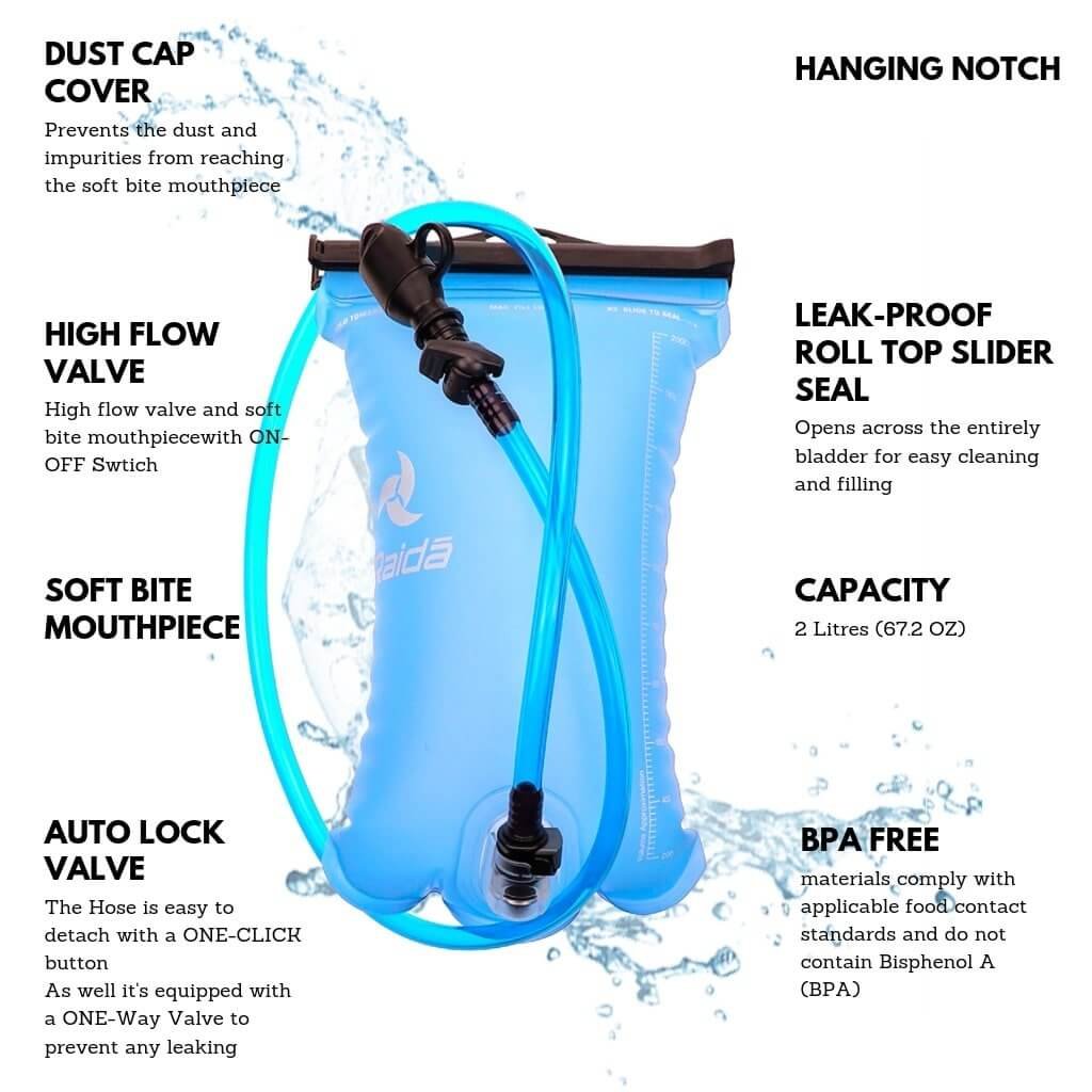 Raida Hydration Bladder with Insulation Cover - 2L
