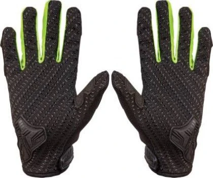 Studds SMG-6 Motorcycle Riding Gloves (Flourescent Green,)