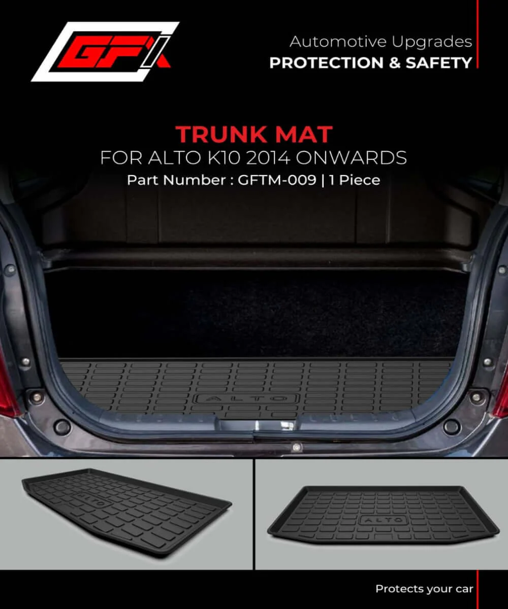 GFX Trunk/Boot Mat For Maruti Suzuki Alto K-10 (2014 onwards)