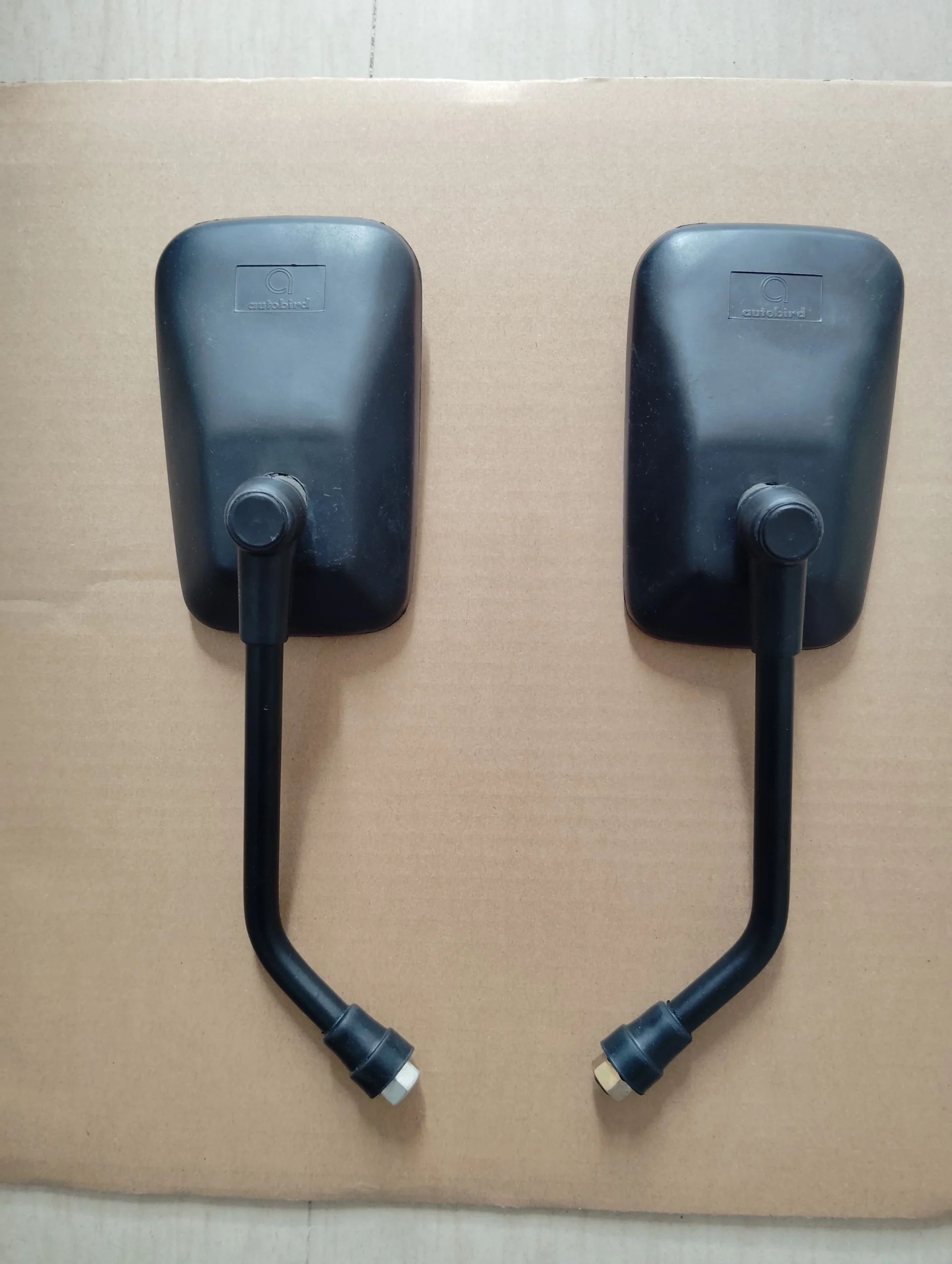 Autobird Rear View Mirrors For KB 100/ Rxz/ Rx 100/ Bullet/ Suzuki (Black)