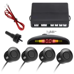 Worldtech Car Reverse Parking Sensor with LED Display (Set of 4 Pcs)