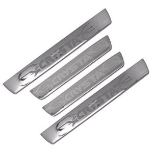 Galio Car Footsteps Stainless Steel Plate Sill Guard For Toyota Innova Crysta 2016 onwards