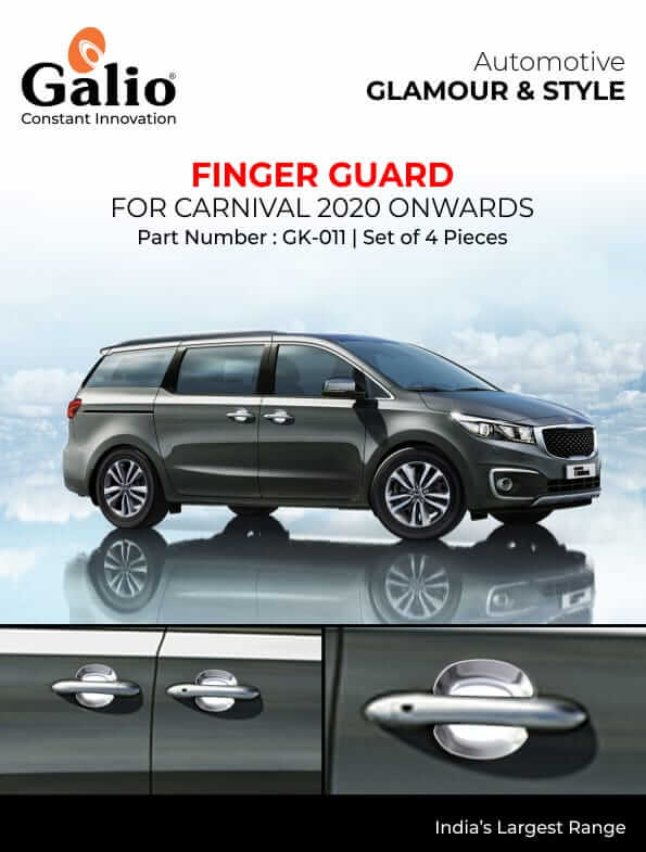 Galio Finger Guard For Kia Carnival (2020 onwards)(Set of 4 Pcs.)