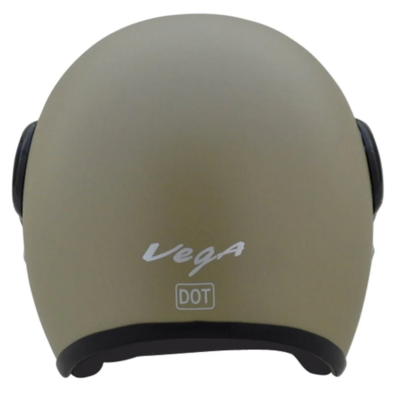 Vega JET W/Visor Helmet (Miltery Green)