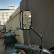 Autobird Rear View Mirrors For KB 100/ Rxz/ Rx 100/ Bullet/ Suzuki (Black)