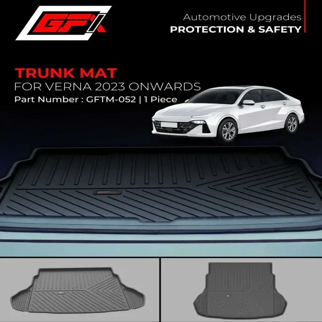 GFX Car Trunk Boot Mat For Hyundai Verna (2020 Onwards)