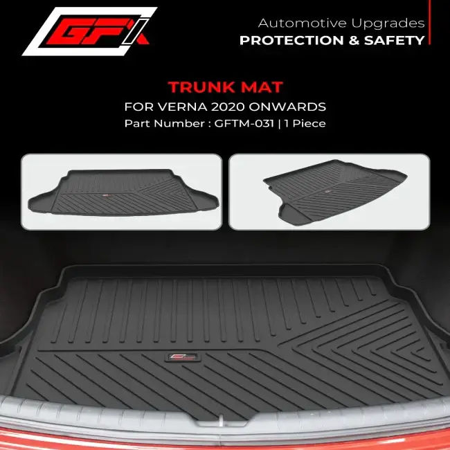 GFX Car Trunk Boot Mat For Hyundai Verna (2020 Onwards)