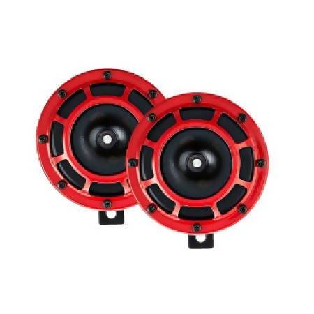 Hella Red Grill Super tone Horn Set (12V,300/500 Hz,105-118 dB @ 2 m)