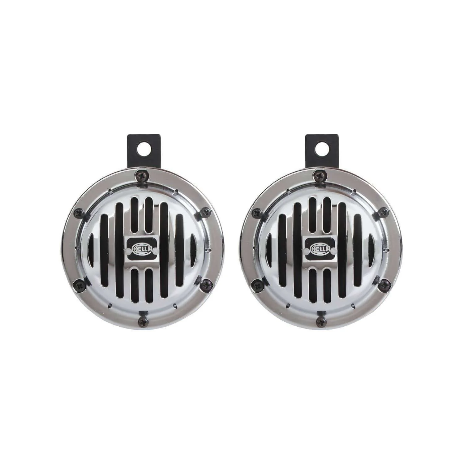 Hella 922200421 Midi Horn Set (Silver)