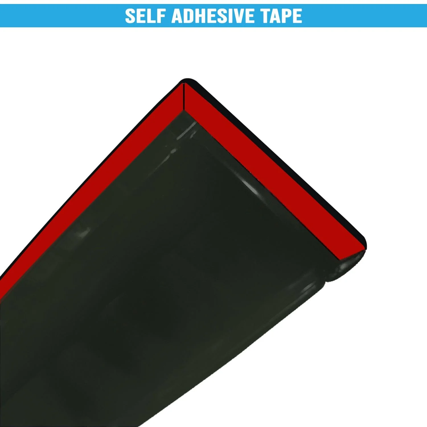 Galio Door Wind Visor with Chrome Line For Ford Eco Sports