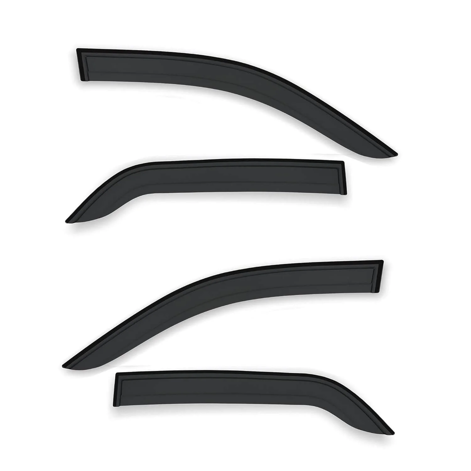 Galio Car Door Wind Visor For Tata Indica/Indigo (Set of 4 Pcs.)