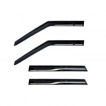 Galio Car Door Wind Visor with Silver Line For Mahindra XUV 3XO (2024 Onwards)