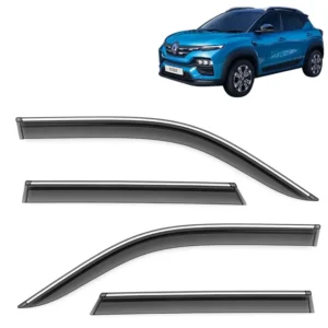 Door Wind Visor with Silver Line For Renault Kiger 2021 Onwards